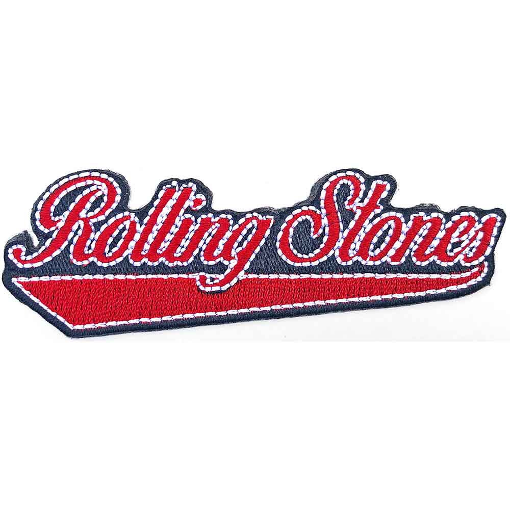 The Rolling Stones Patches - Iron On - Baseball Script