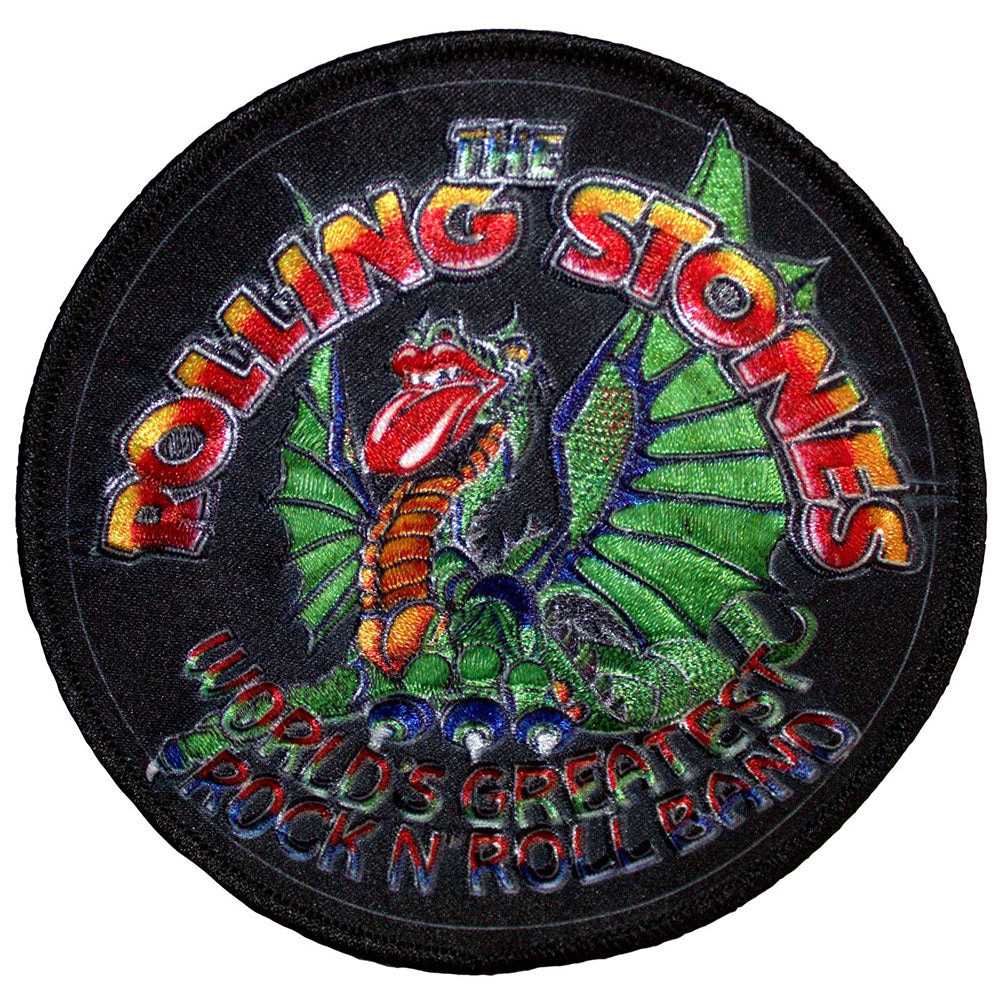 Rolling Stones Patches-Iron On - Deathbat Banner Cut-Out | Buy Now For 9.99