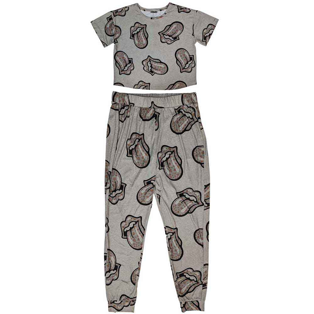 The Rolling Stones Women's Pyjamas - Heart Tongue