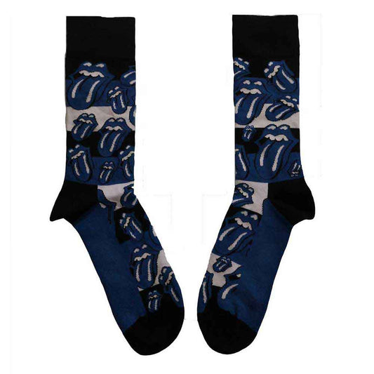 The Rolling Stones Ankle Socks - Blue Tongues