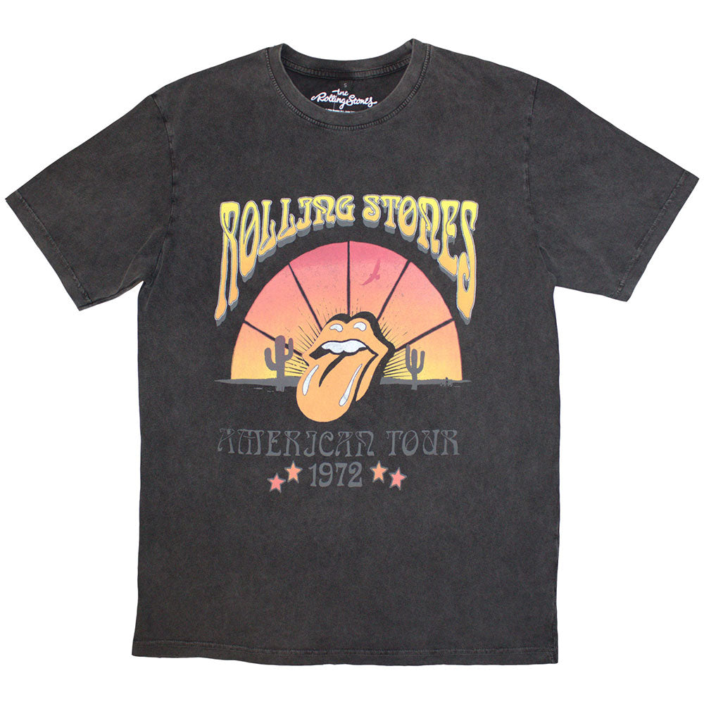 Rolling Stones T Shirt - Desert '72 Stone Wash