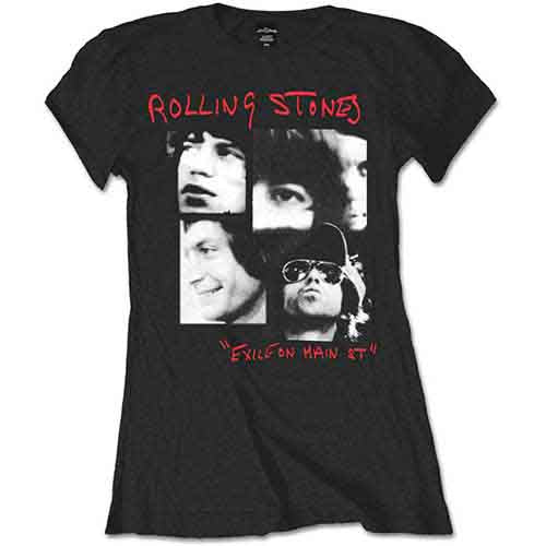 The Rolling Stones Women's T Shirt - Photo Exile