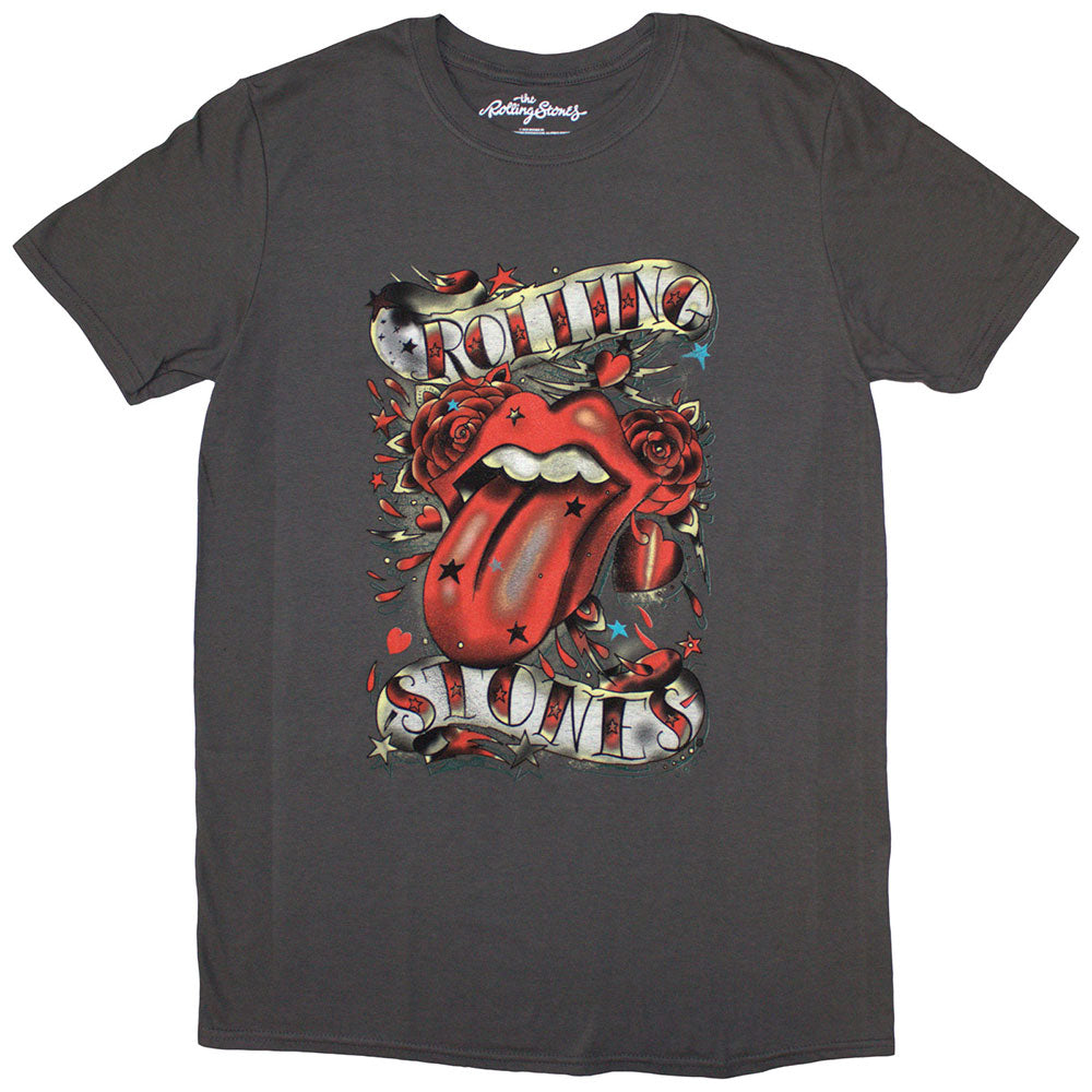 Rolling Stones Women's T Shirt - Tongue & Stars | Buy Now For 24.99