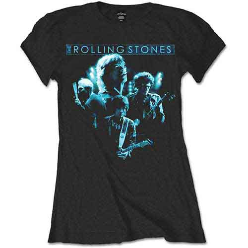 The Rolling Stones Women's T Shirt - Band Glow