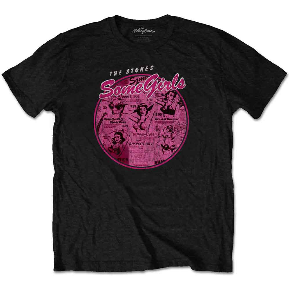 The Rolling Stones T Shirt - Some Girls Circle V2