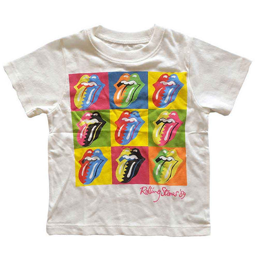 The Rolling Stones Children's T Shirt - Two-Tone Tongues