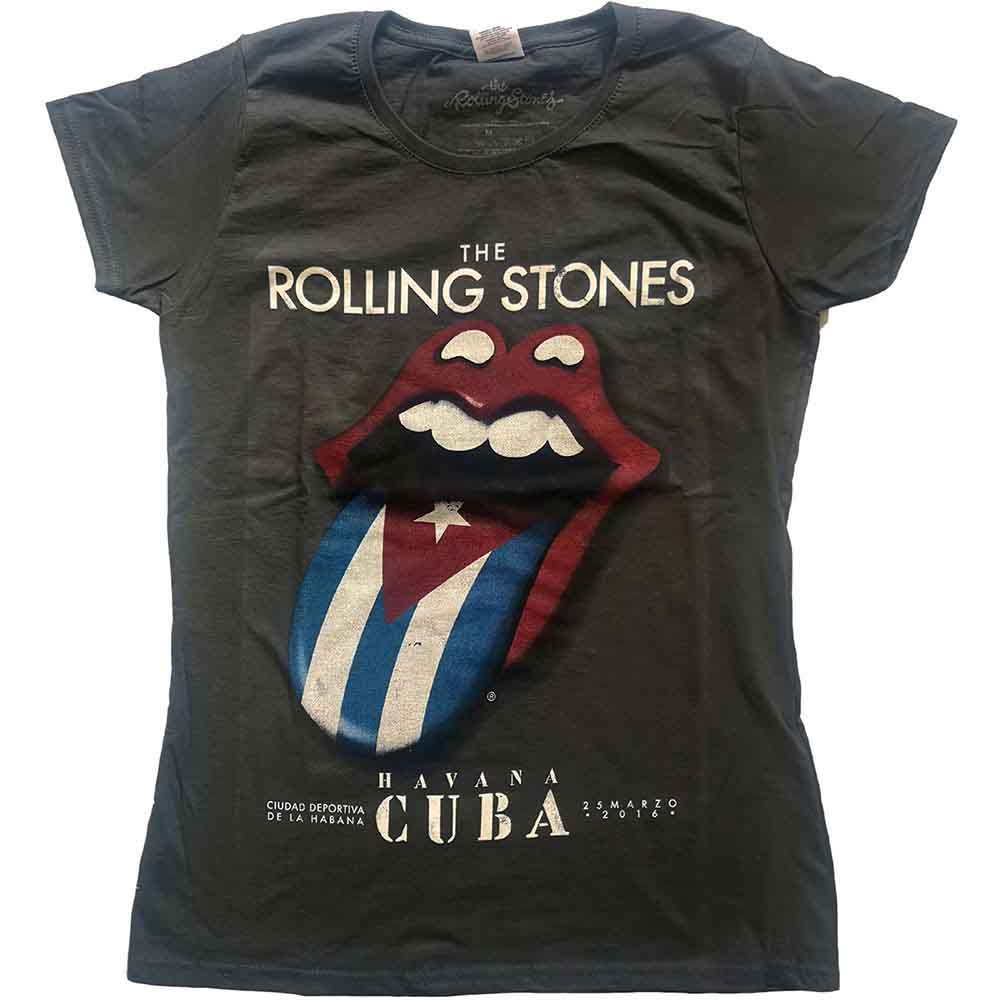 The Rolling Stones Women's T Shirt - Havana Cuba