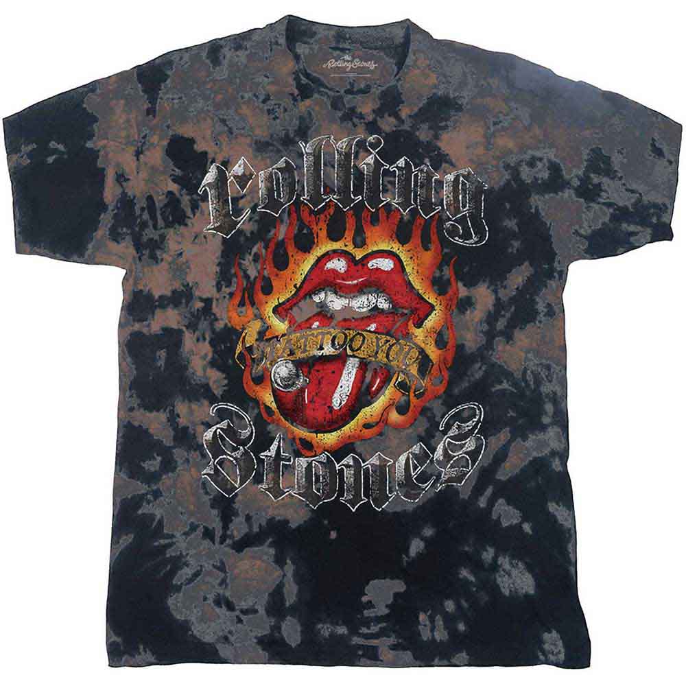 The Rolling Stones Children's T Shirt - Tattoo Flames