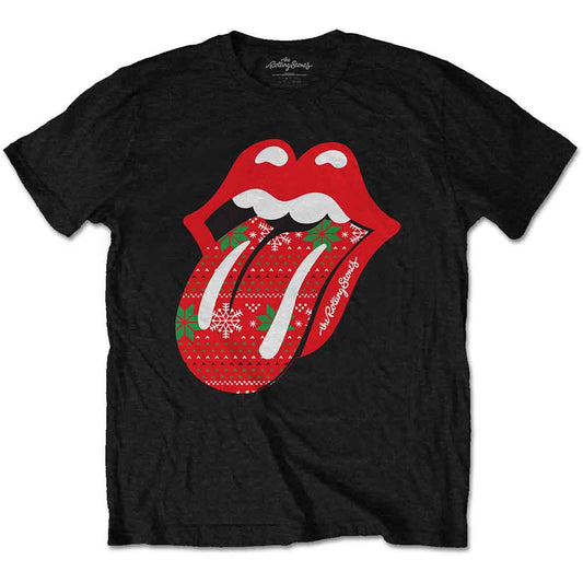 The Rolling Stones T Shirt - Christmas Tongue