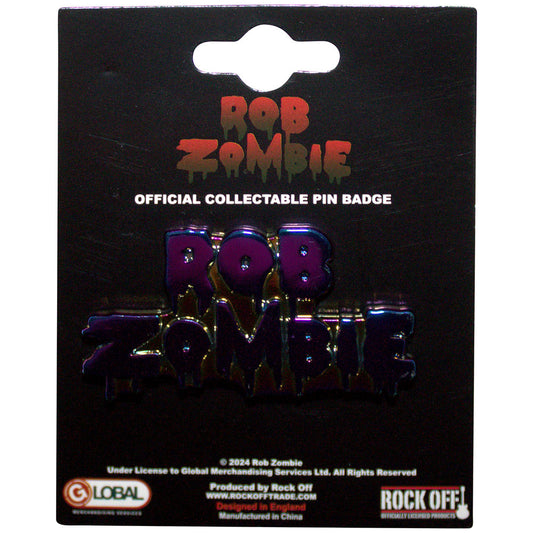 Rob Zombie Pin - Badge - Multicoloured Logo