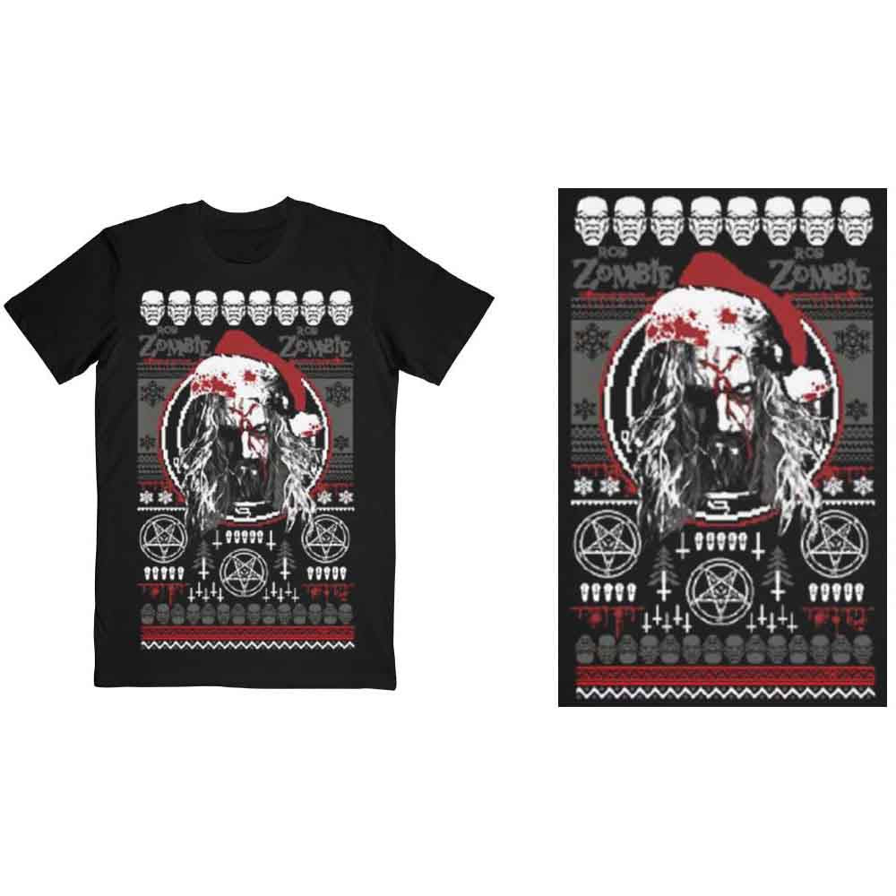 Rob Zombie T Shirt - Bloody Santa