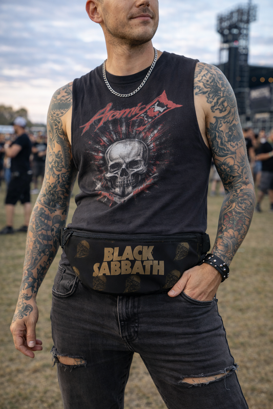 Rocksax Black Sabbath Bum Bag (Fanny pack) - NSD Repeated