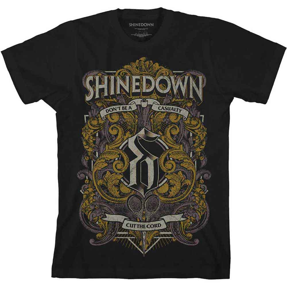 Shinedown T Shirt - Ornamental Scissors