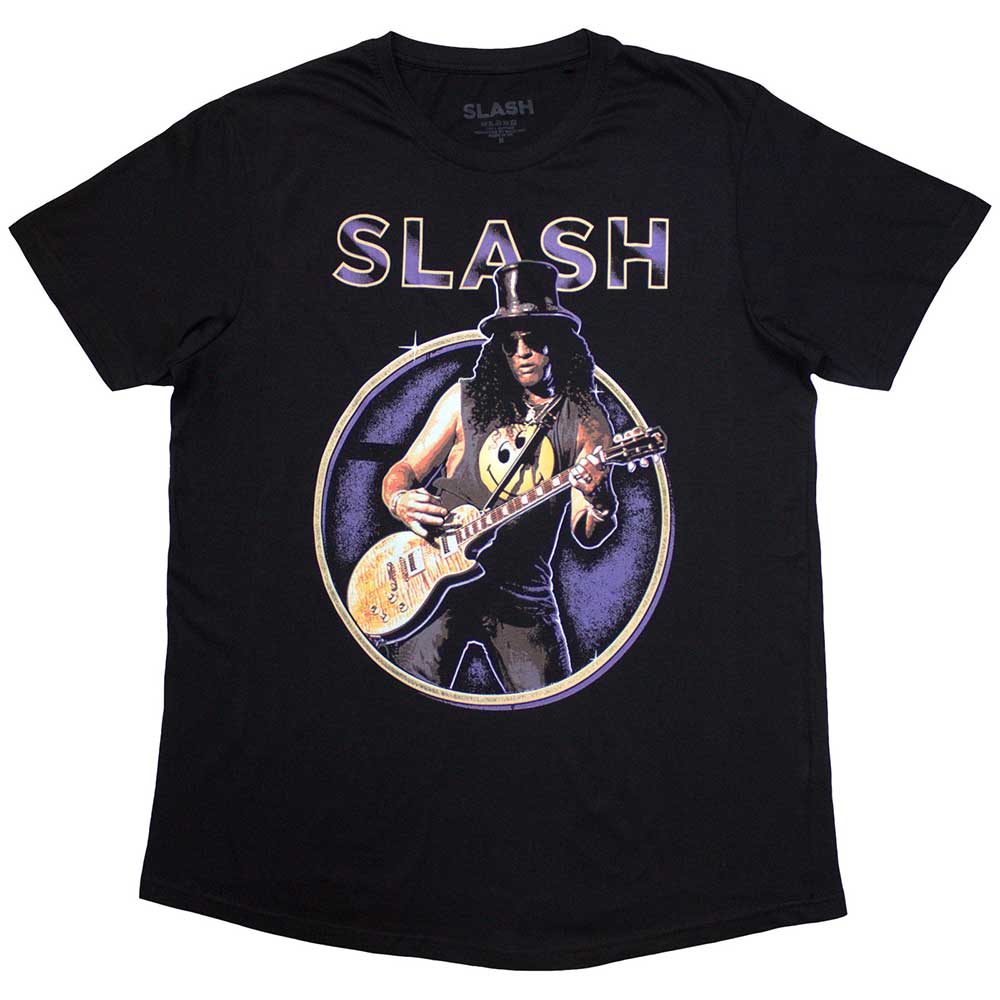 Slash T Shirt - Purple Circle