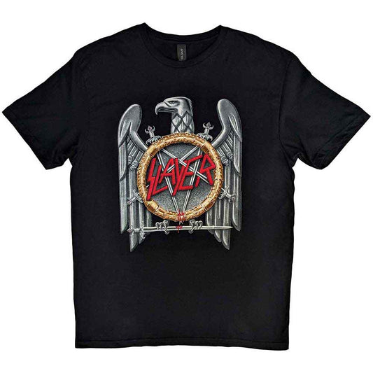 Slayer T Shirt - Silver Eagle