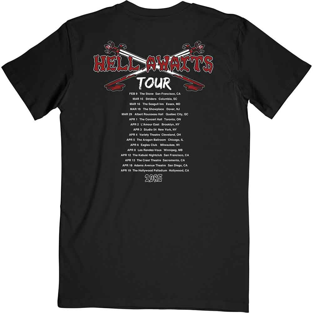 Slayer T Shirt - Hell Awaits Tour
