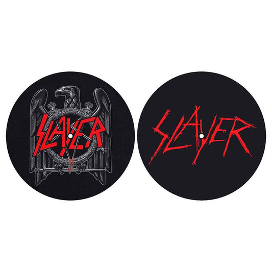 Slayer Slipmat 2 Pack - Eagle/Scratched Logo
