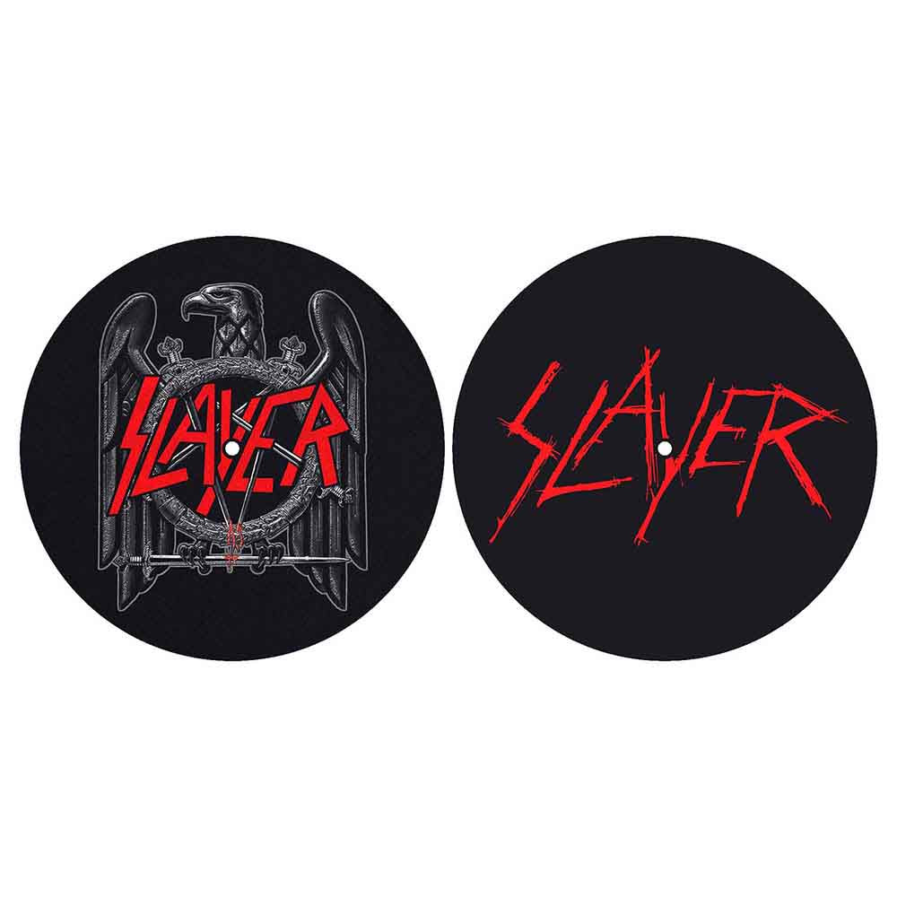 Slayer Slipmat 2 Pack - Eagle/Scratched Logo