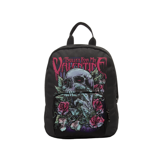 Rocksax Bullet For My Valentine Mini Backpack - Skull Red Eyes