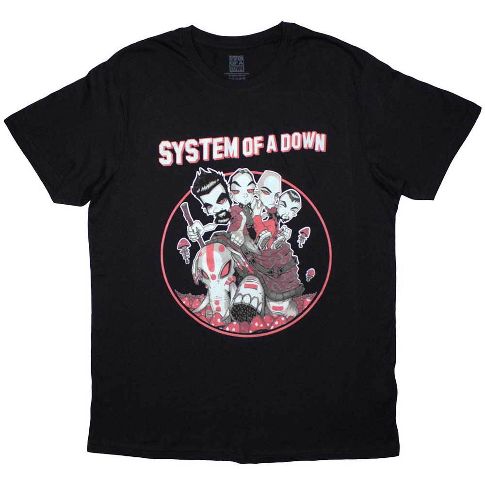 System Of A Down T Shirt - Mushroom People