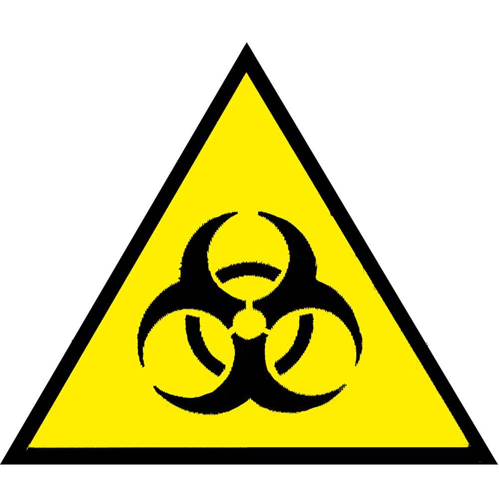 Generic Patches - Woven Sew On - Biohazard