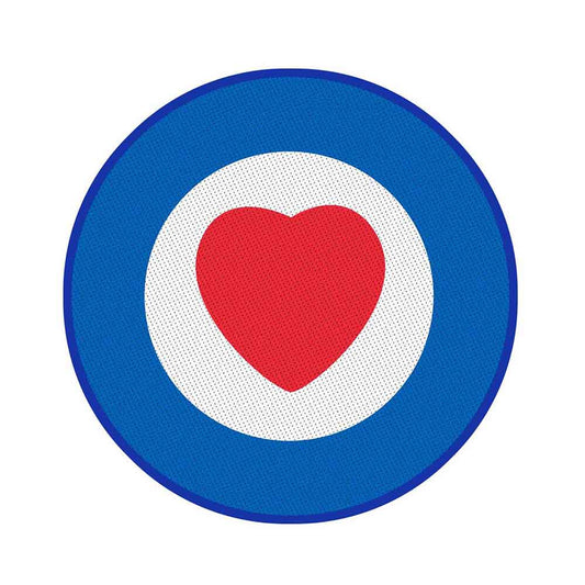 Generic Patches - Woven Sew On - Heart Target