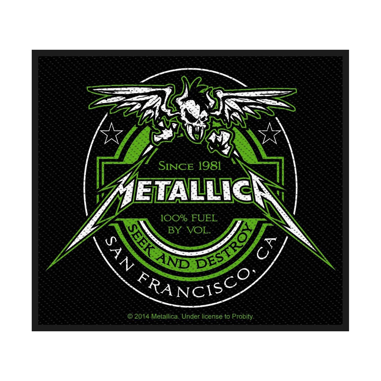Metallica Sew-On Patch - Beer Label | Buy Now For 19.99