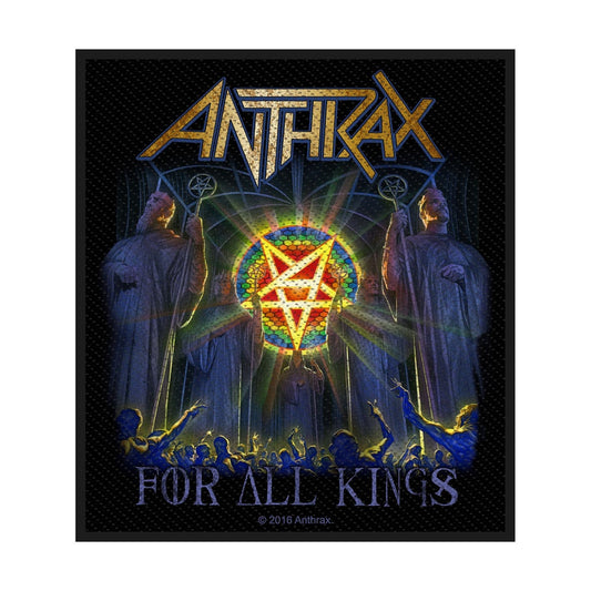 Anthrax Sew-On Patch - For All Kings | Buy Now For 19.99