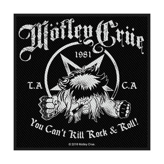 Mötley Crüe Sew-On Patch - You Can'T Kill Rock N Roll | Buy Now For 19.99