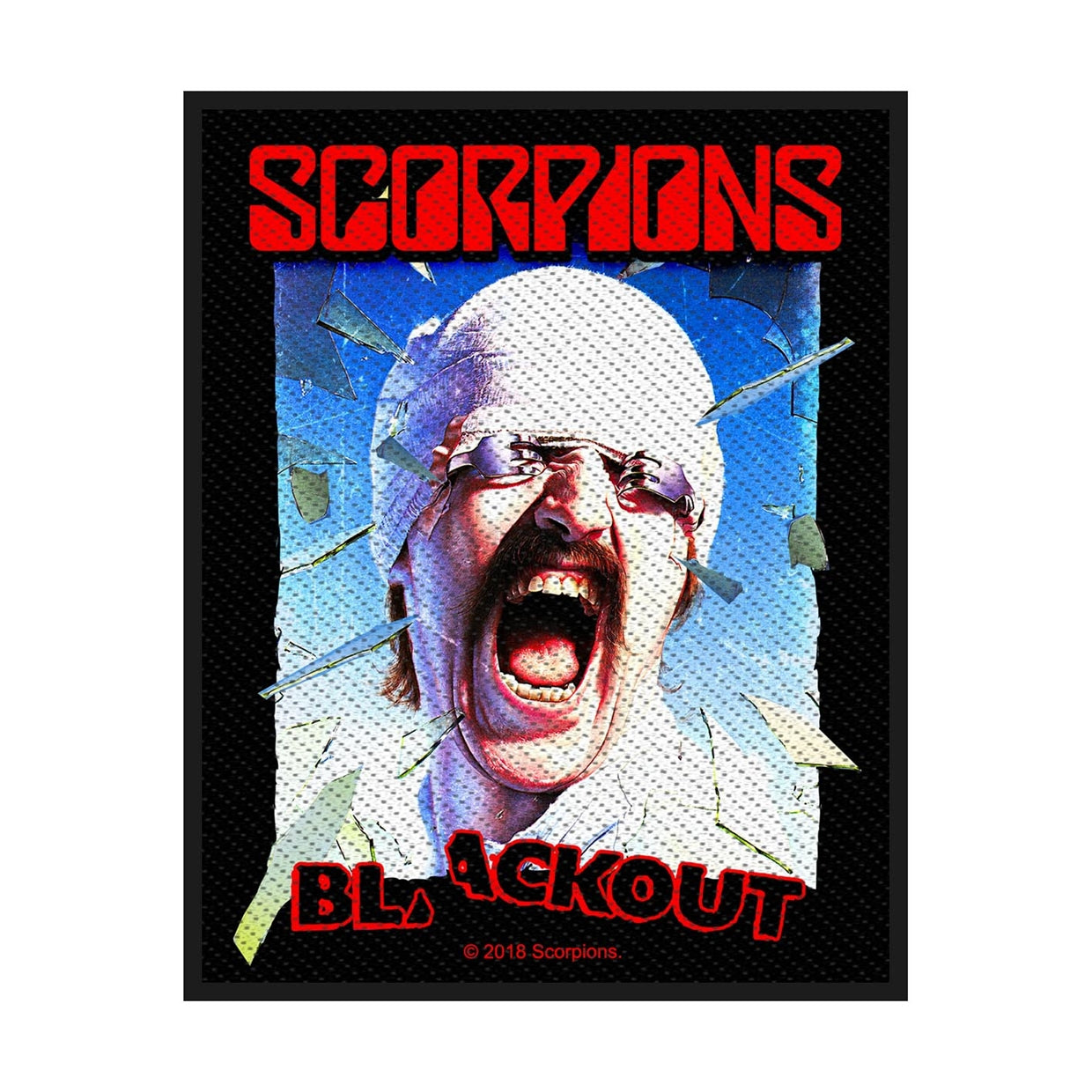 Scorpions Sew-On Patch - Blackout | Buy Now For 19.99