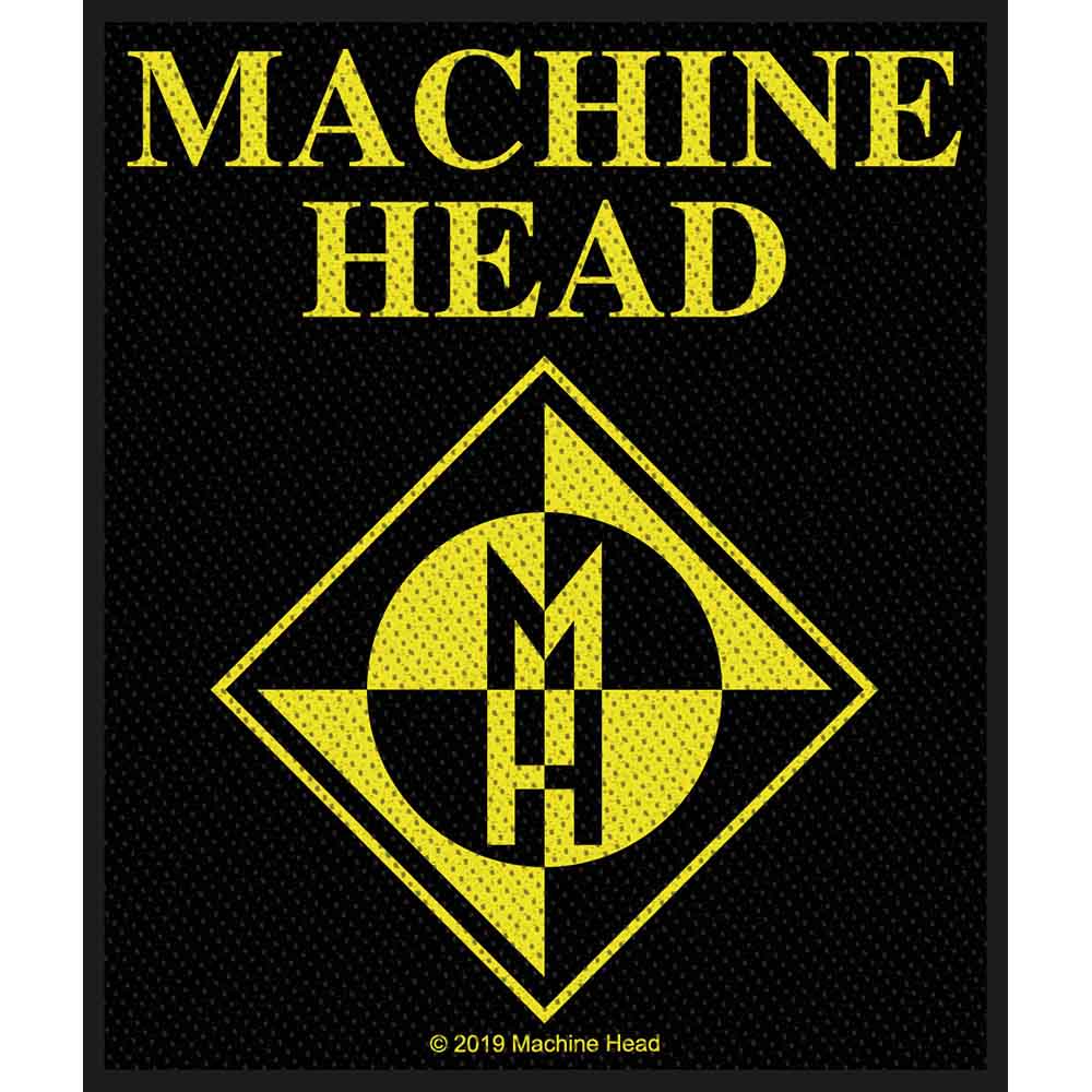 Machine Head Patches - Woven Sew On - Diamond Logo