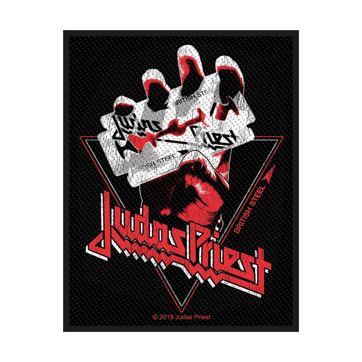 Judas Priest Sew-On Patch - British Steel Vintage (Patch) | Buy Now For 19.99