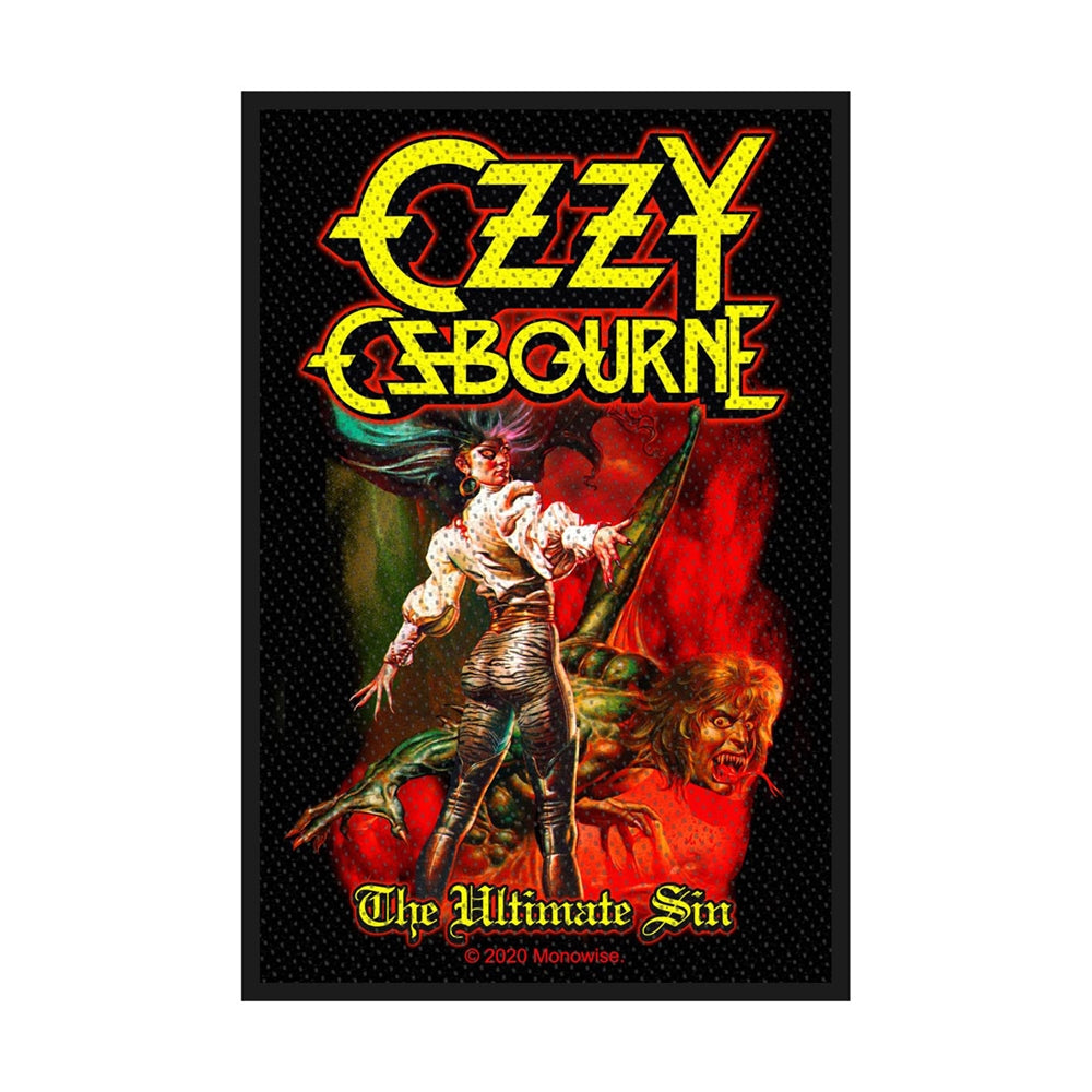 Ozzy Osbourne Sew-On Patch - The Ultimate Sin (Patch) | Buy Now For 19.99