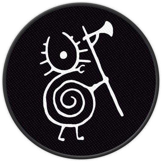 Heilung Patches - Woven Sew On - Warrior Snail