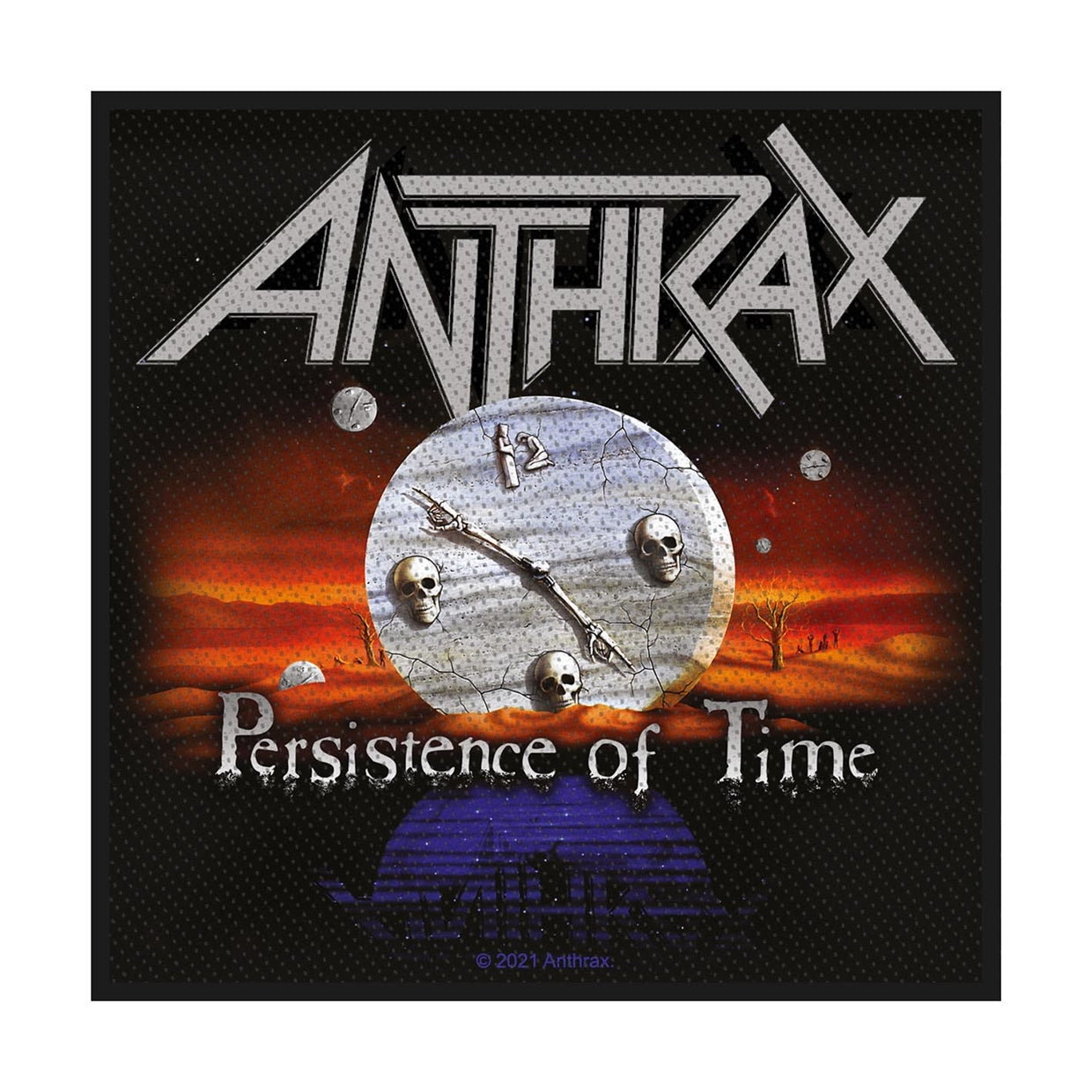 Anthrax Sew-On Patch - Persistence Of Time (Patch) | Buy Now For 19.99