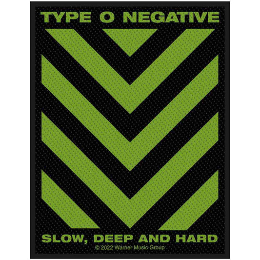 Type O Negative Patches - Woven Sew On - Slow, Deep & Hard