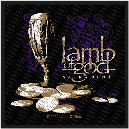Lamb Of God Patches - Woven Sew On - Sacrament
