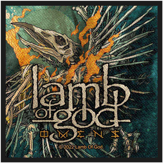 Lamb Of God Patches-Woven Sew On - Hell Bent For Leather | Buy Now For 9.99