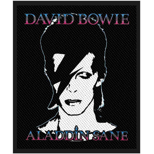 David Bowie Patches - Woven Sew On - Aladdin Sane