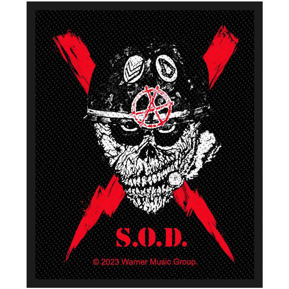 Stormtroopers Of Death Patches-Woven Sew On - Skull | Buy Now For 9.99