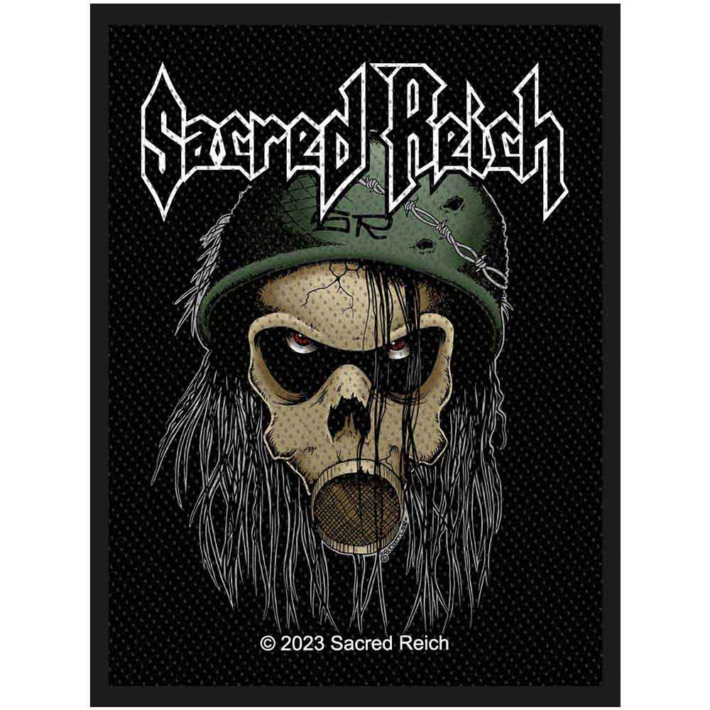 Sacred Reich Patches-Woven Sew On - Bark At The Moon | Buy Now For 9.99