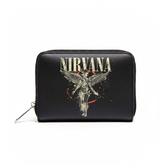 Rocksax Nirvana Purse (Women's Bi-Fold Zipped Wallet) - In Utero