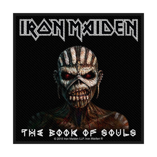 Iron Maiden Sew-On Patch - The Book Of Souls (Packaged) | Buy Now For 19.99