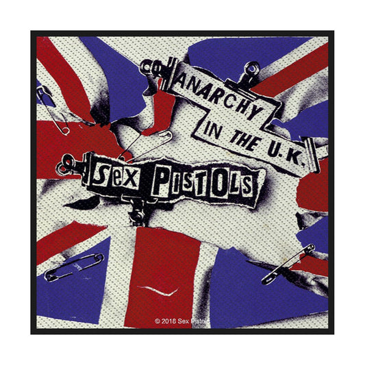 Sex Pistols Sew-On Patch - Anarchy In The U.K. (Packaged) | Buy Now For 19.99