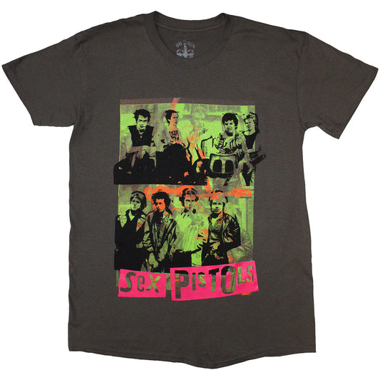 Sex Pistols T Shirt - Band Green Montage | Buy Now For 24.99