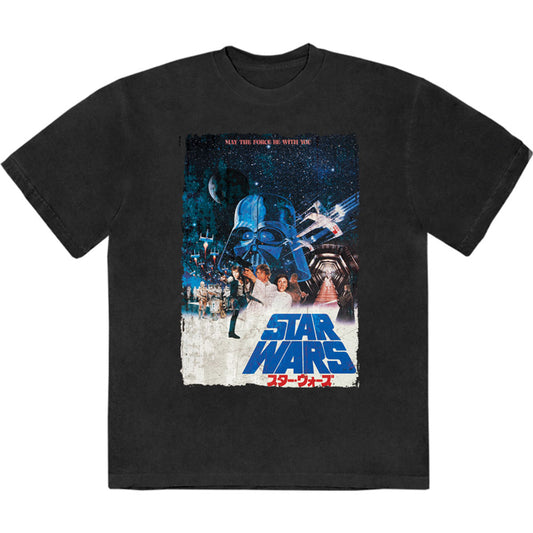 Star Wars T Shirt - May The Force Be With You Stone Wash | Buy Now For 24.99