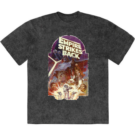 Star Wars T Shirt - Tesb Explosion Stone Wash | Buy Now For 24.99