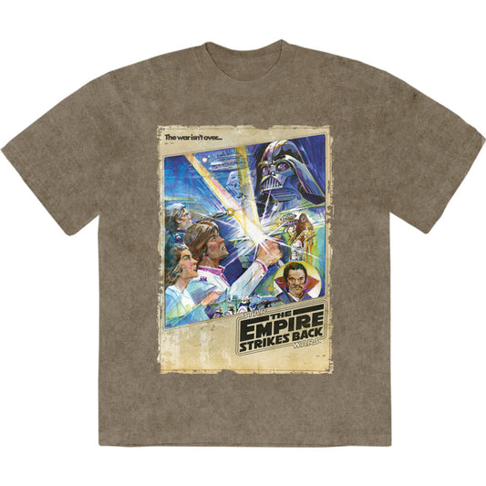 Star Wars T Shirt - Tesb Comic Strip Stone Wash | Buy Now For 24.99