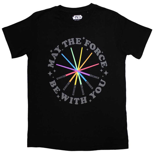 Star Wars T Shirt - Rainbow Sabers