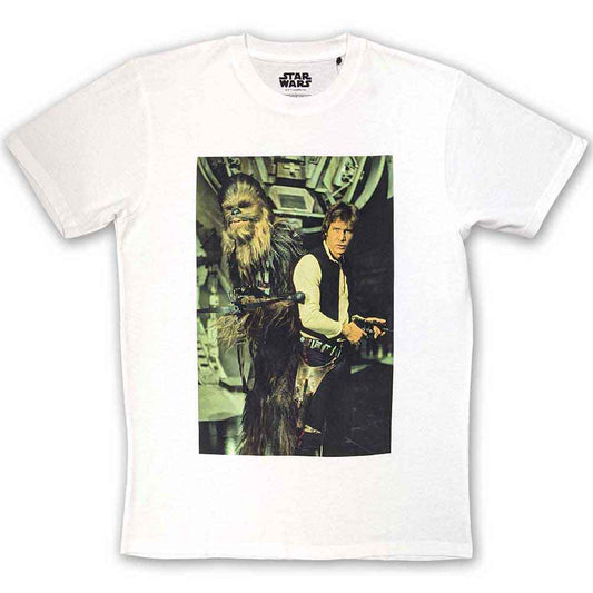 Star Wars T Shirt - Chewbacca & Han Stare